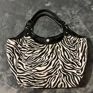 Stylish Zebra Print Women's Bag